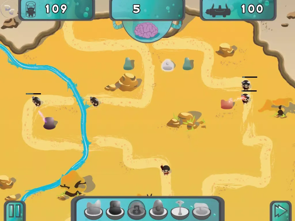 Скриншоты Aliens TD iPad 