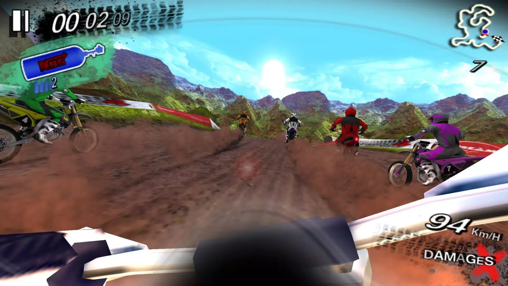 Captures d'écran de Ultimate MotoCross 4