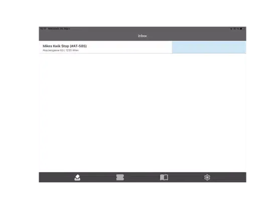 Capturas de tela do Service Monitoring Tool iPad 