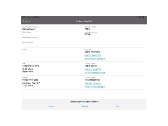 صور Service Monitoring Tool iPad 