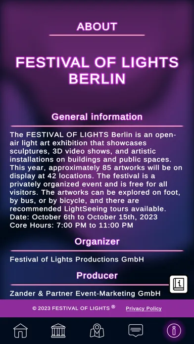 Captures d'écran de Festival Of Lights Berlin