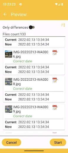 EXIF Image & Video Date Fixer Screenshots