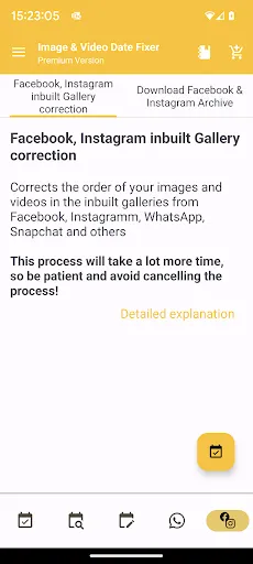 EXIF Image & Video Date Fixer Screenshots