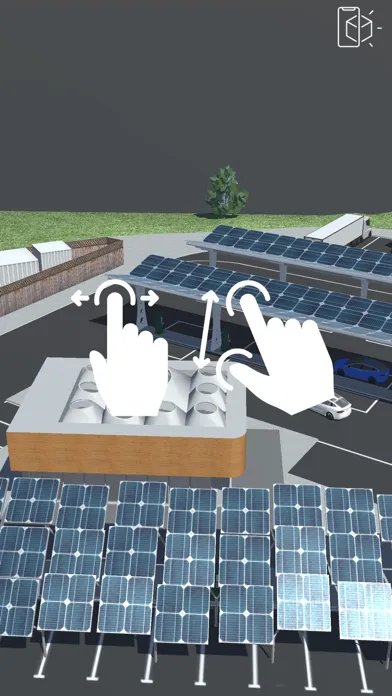 Capturas de tela do EcoFactor Charging Hub concept