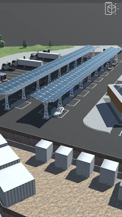 Capturas de tela do EcoFactor Charging Hub concept