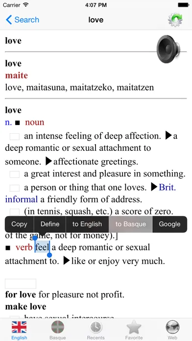 English Basque best dictionary translate - Ingelesa Euskaraz hiztegi onena itzultzailea应用截图