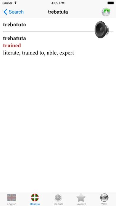 English Basque best dictionary translate - Ingelesa Euskaraz hiztegi onena itzultzailea应用截图