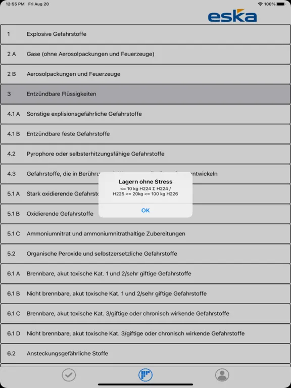 Lager Check eska iPad  스크린샷