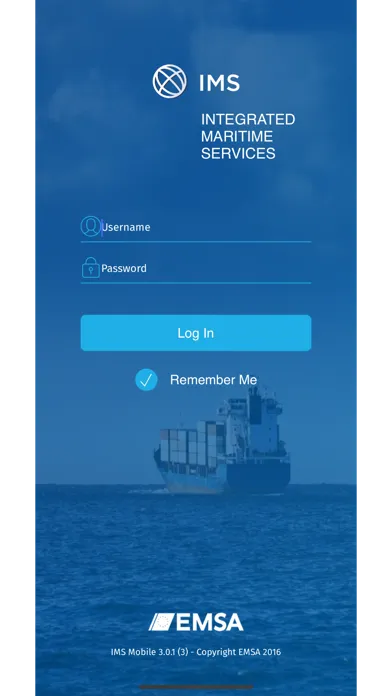 Ảnh chụp màn hình của EMSA IMS Mobile