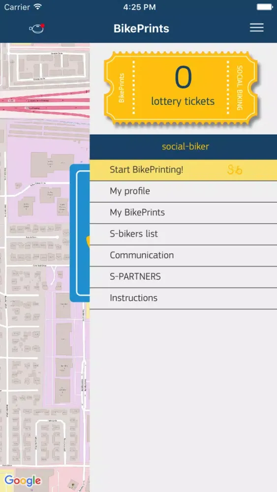 Capturas de pantalla de BikePrints