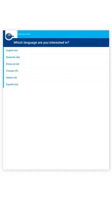 Zrzuty ekranu EASO Practical Tools