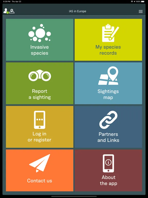 Invasive Alien Species Europe iPad 应用截图