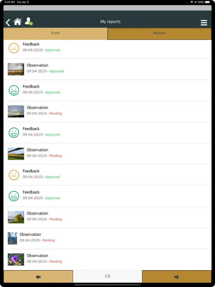 MyNatura2000 iPad 应用截图