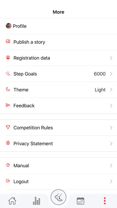 Ảnh chụp màn hình của Walking Challenge