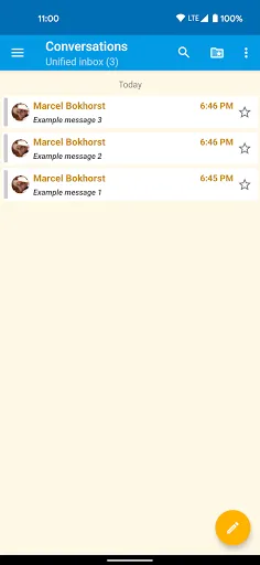 Скриншоты FairEmail, privacy aware email