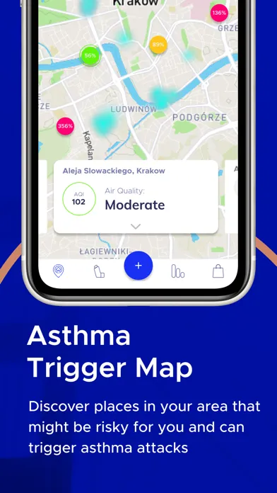 Zrzuty ekranu FindAir – Asthma Diary