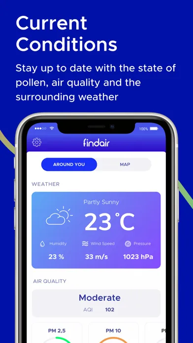 Zrzuty ekranu FindAir – Asthma Diary