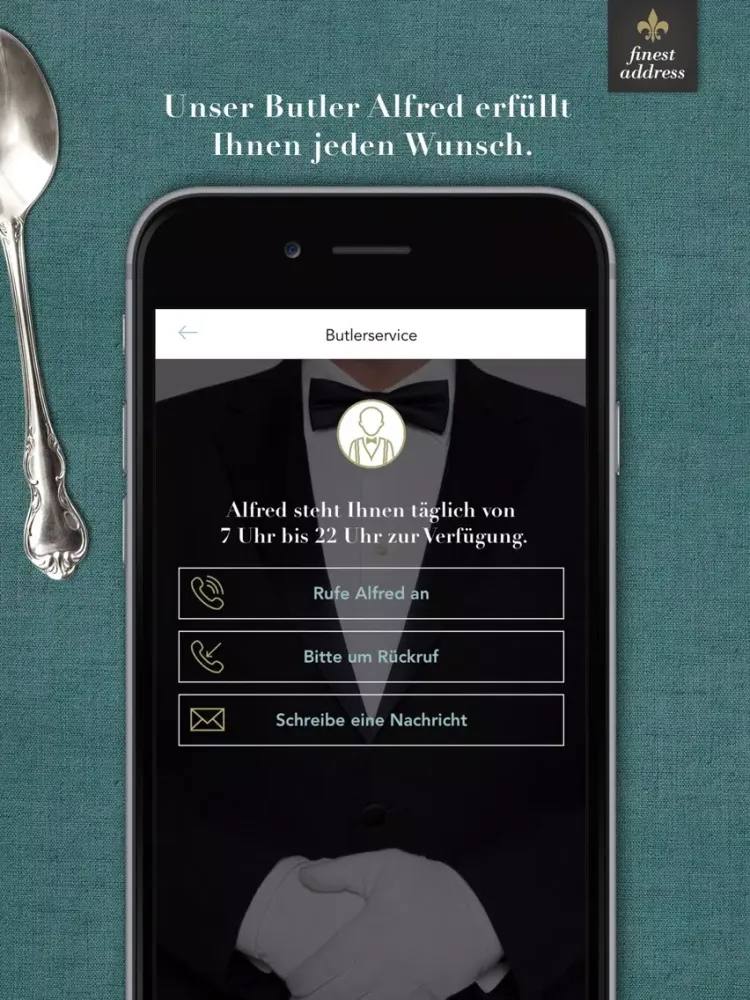Finest Address – ihr mobiler Begleiter für feinste Restaurants, Hotels und Shopping iPad  سکرین شاٹس