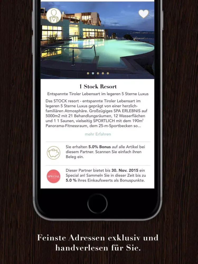 Finest Address – ihr mobiler Begleiter für feinste Restaurants, Hotels und Shopping iPad  سکرین شاٹس