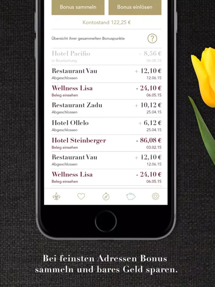Finest Address – ihr mobiler Begleiter für feinste Restaurants, Hotels und Shopping iPad  سکرین شاٹس
