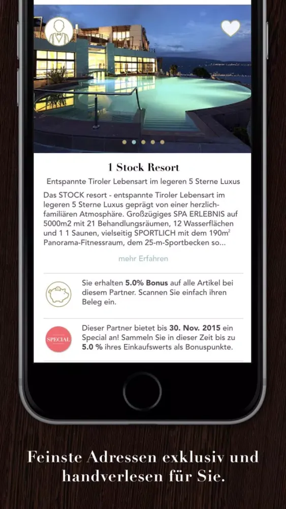 Finest Address – ihr mobiler Begleiter für feinste Restaurants, Hotels und Shopping سکرین شاٹس