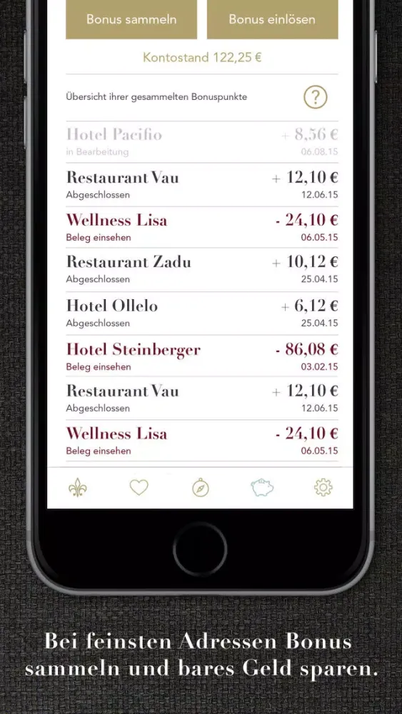 Finest Address – ihr mobiler Begleiter für feinste Restaurants, Hotels und Shopping سکرین شاٹس