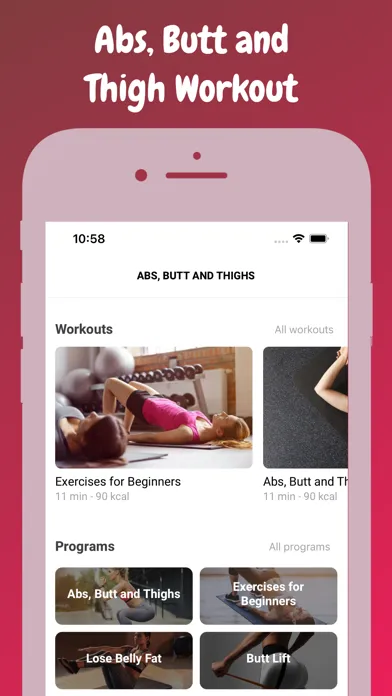 Abs, Butt and Thighs Screenshots