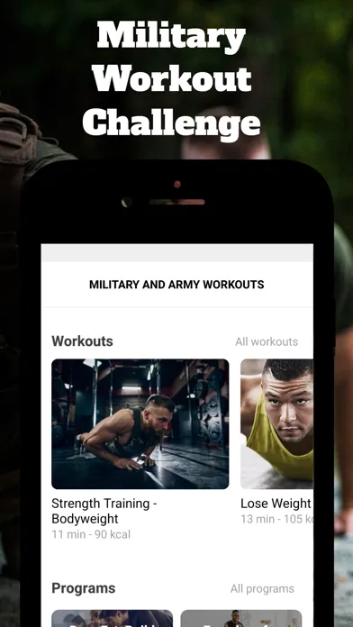 Скриншоты Military and Army Workouts