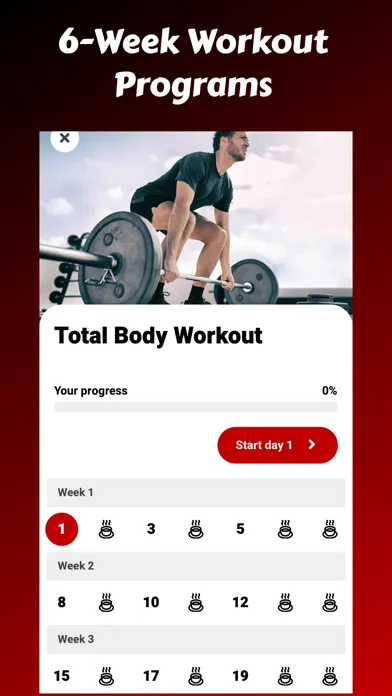 Barbell Workout Plan 스크린샷
