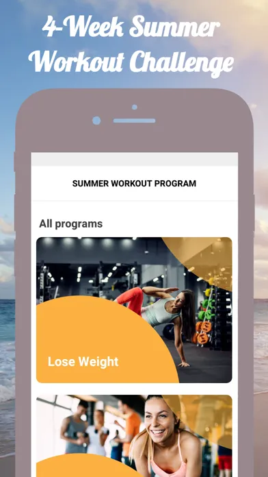 Summer Workout Program スクリーンショット