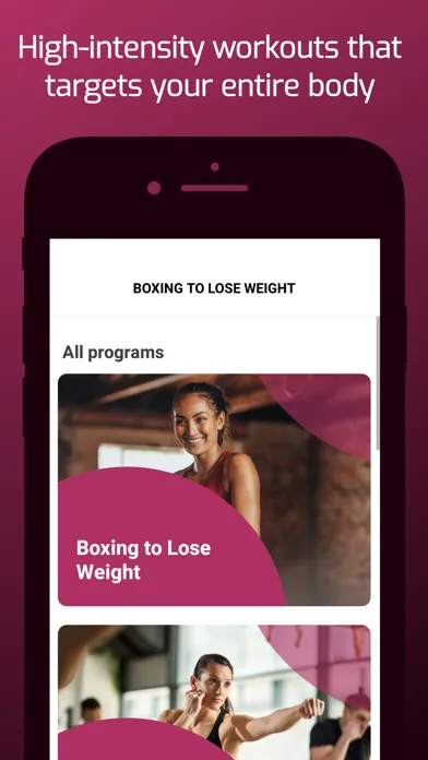 Capturas de tela do Boxing to Lose Weight