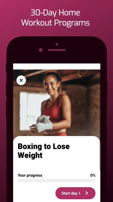 Capturas de tela do Boxing to Lose Weight