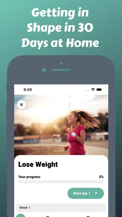 ภาพหน้าจอของ 30 Day Workout Challenge