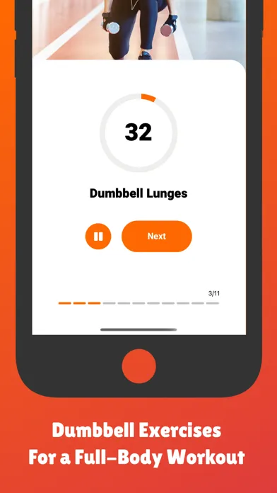 Capturas de pantalla de Home Workout With Dumbbells