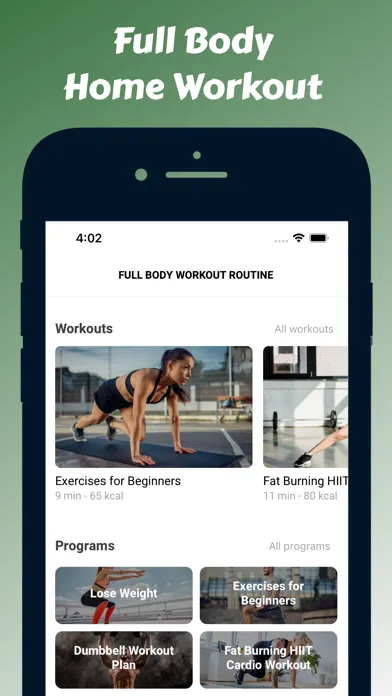 Full Body Home Workout應用截圖
