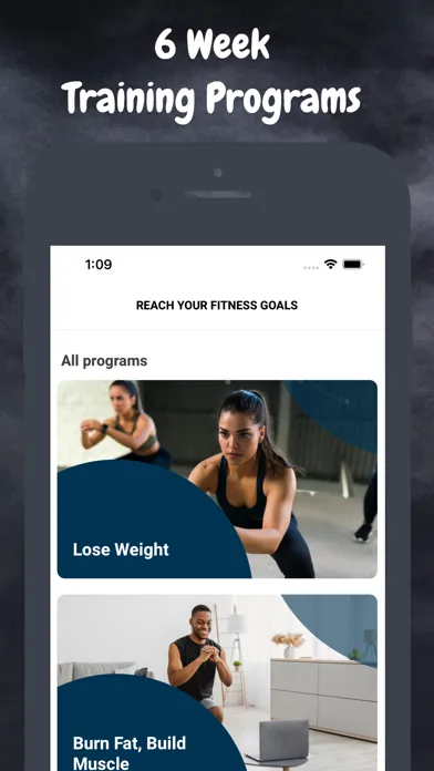 Tangkapan layar Reach Your Fitness Goals