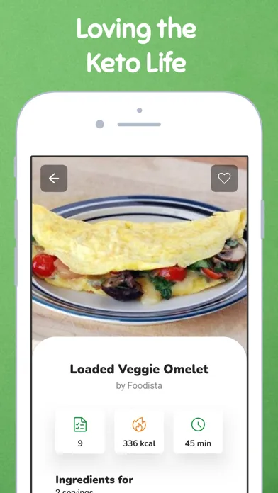 Capturas de tela do Keto Recipes - Ketogenic Diets