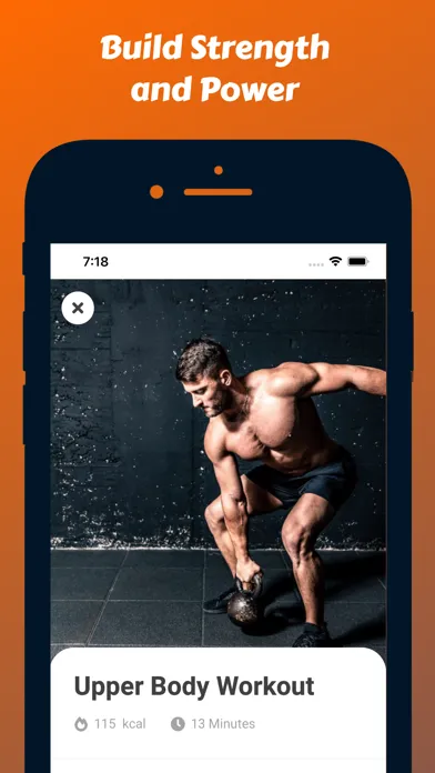 Tangkapan skrin Kettlebell Workout Plan