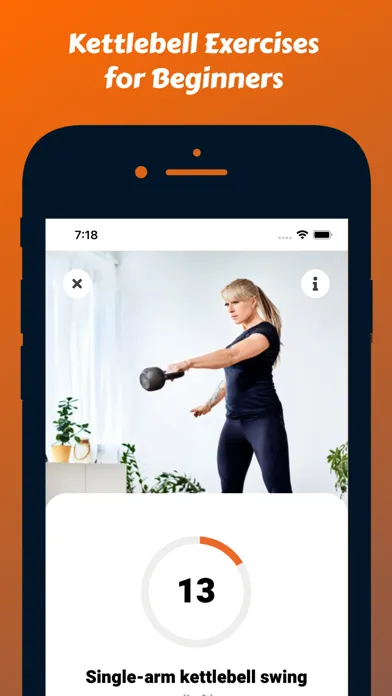 Tangkapan skrin Kettlebell Workout Plan