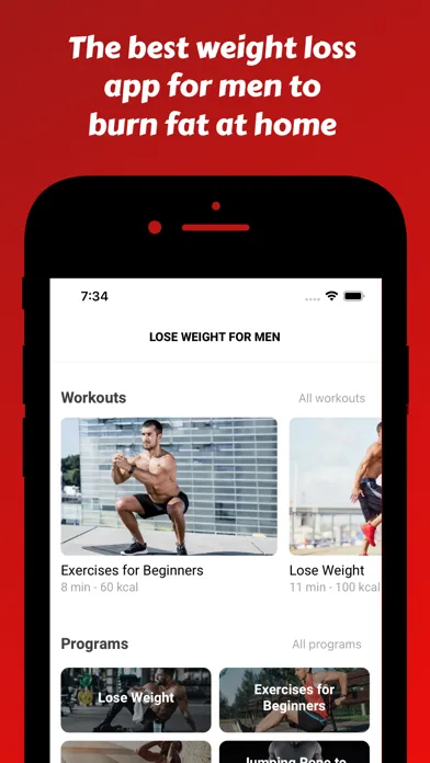 Lose Weight for Men سکرین شاٹس