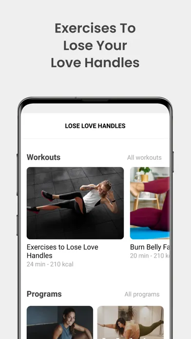 Captures d'écran de Lose Love Handles