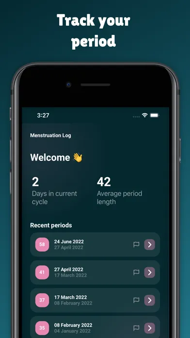 Menstruation Journal應用截圖
