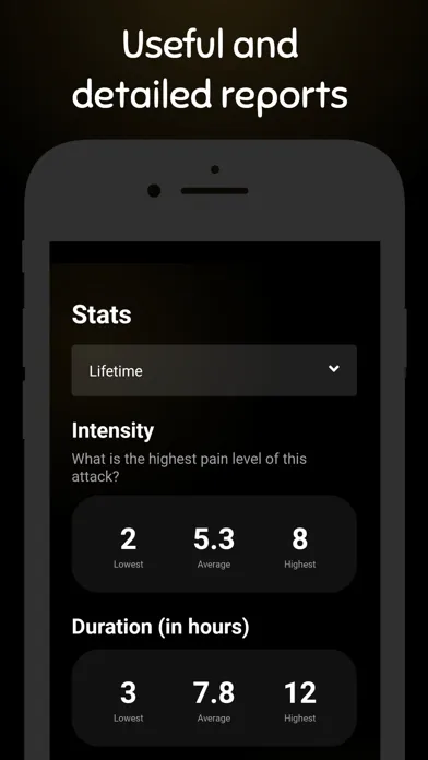 Capturas de pantalla de Pain Log: Track & Analyze