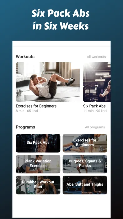 6 Weeks to 6 Pack Abs Screenshots