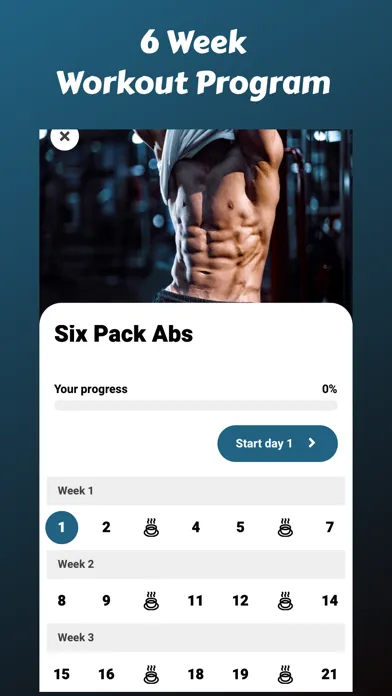 6 Weeks to 6 Pack Abs Screenshots