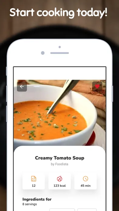 Captures d'écran de Homemade Soup Recipes