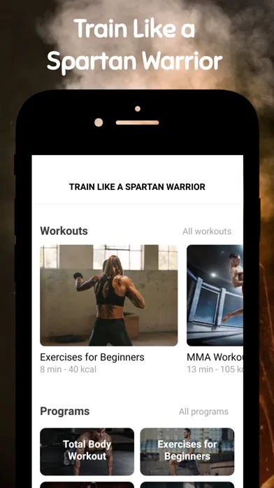 Tangkapan layar Train Like a Spartan Warrior
