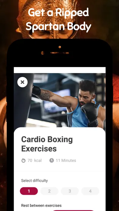 Tangkapan layar Train Like a Spartan Warrior