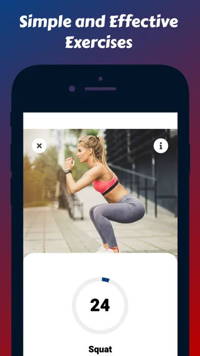 Squat Workouts Ekran Görüntüleri
