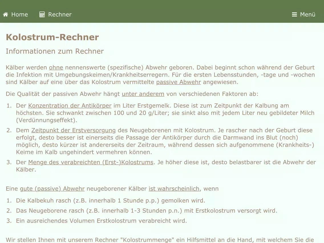 Tangkapan skrin NTB-Rechner (nach Dr. G. Rademacher) iPad 